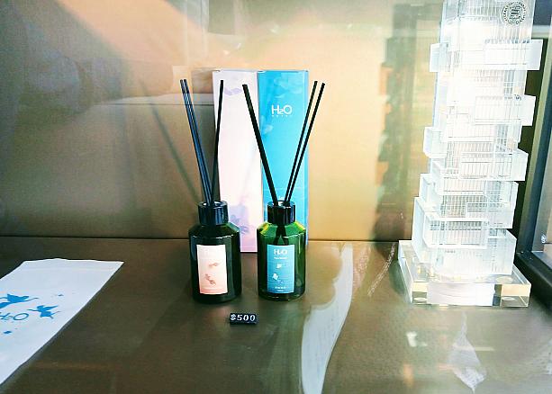 ホテルに入るとふわっとよい香りがします。ホテルの方にたずねたところ「ホテルのオリジナルブレンドの海洋の香りです」とのこと。港町高雄らしくステキです～。ちなみにこちらの香りのディフューザーも販売もされています。