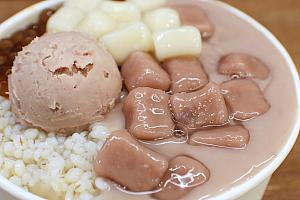 樂華夜市(楽華夜市)の人気スイーツ店「阿爸の芋圓」。ナビもよく食べてます