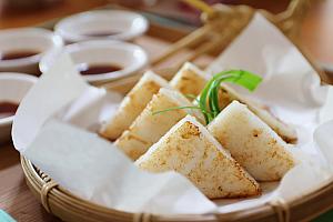 新竹県の横山にある「晌午粄食」は客家の伝統的な「米料理」を楽しめるレストラン。予約すればヨモギ餅DIYが体験できます！