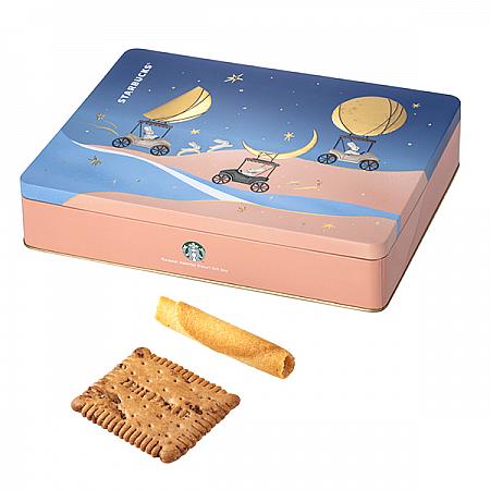 <b>歐式綜合餅乾禮盒</b>$550<br>(可可脆枚奶油餅乾×6袋(單袋3枚)、歐式雪茄捲×16本)