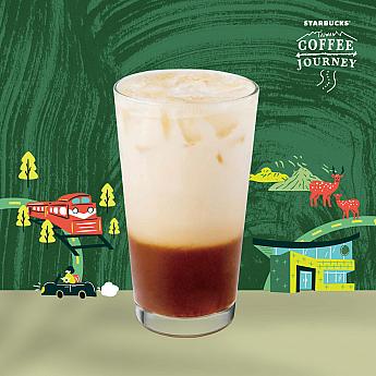 蜂蜜柚香椰奶咖啡(Honey Grapefruit Coconut Milk Coffee)Grande160元