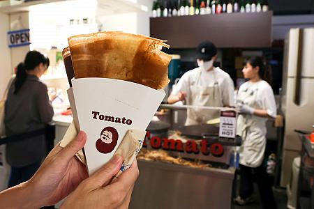 【台南グルメ】台南の〆スイーツは「Tomato crepes」で夜パフェならぬ、夜クレープを♡ 台南グルメ 台湾グルメ 台南スイーツ 台湾〆スイーツ 台湾夜スイーツ 台南夜クレープ TomatoCrapes 友愛市場 台南観光 台南旅行 台湾観光台湾旅行