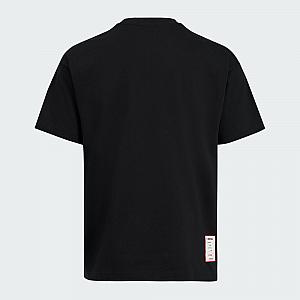 「adidas Originals 雞排系列撞色T恤」黒 1,690元