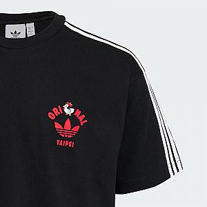 「adidas Originals 雞排系列撞色T恤」黒 1,690元