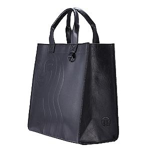 黑色皮革中禮袋提袋$1,200