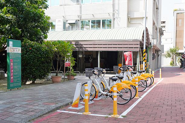 ホテル前にはYouBikeステーションもありました。ご近所へは自転車でチャリチャリでかけちゃう？