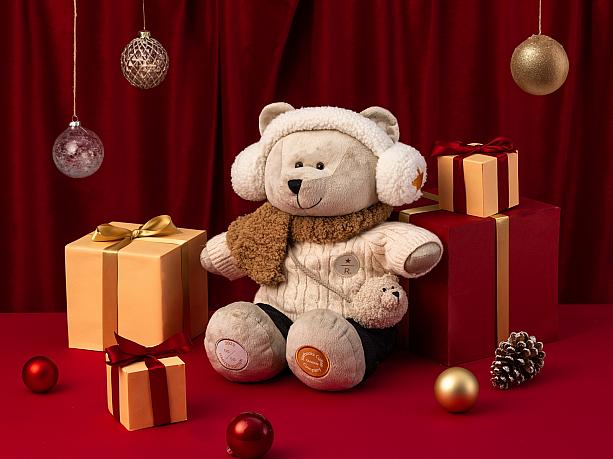 あたたかな色使いが何ともかわいい巨大ベアリスタ