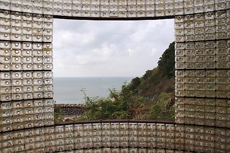 ガラス瓶の窓からの絶景が見られます！