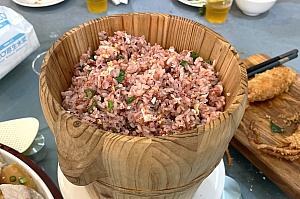 馬祖名物「紅棗飯(なつめご飯)」ほんのり甘酸っぱさが効いていておいしい！