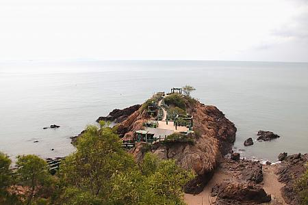 階段は疲れますが、絶景スポットです！