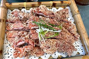 右下のお肉の赤さも紅棗(なつめ)のもの。馬祖ではなつめをよく食べるそうです