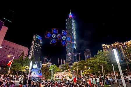 10月10日にも花火！(画像提供：台北101)