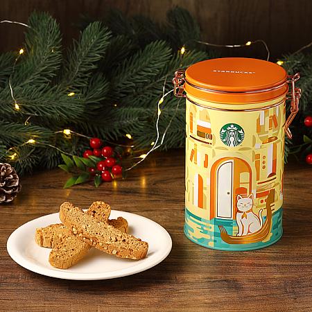 星巴克焦糖義式脆餅罐$390