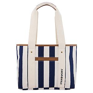 深藍直紋肩背提袋$850