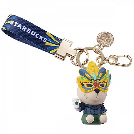 威尼斯面具小熊鑰匙圈$550