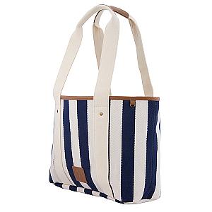 深藍直紋肩背提袋$850