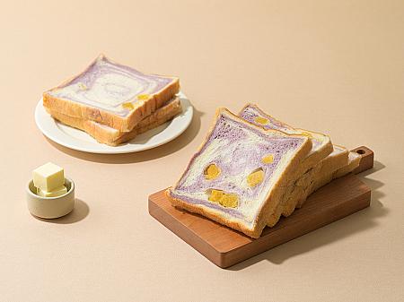 「紫芋地瓜吐司」85元