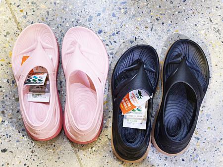 カラーバリエーションもいろいろあって、白・青緑・ピンク・ダークグレー・カーキ・黒・黄色の7種。白は汚れちゃうからな……と思ったら、「お風呂の時に洗っちゃえばすぐ乾くから！」と店員さん(後で總經理と知る……)。