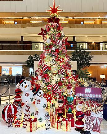 R東日本大飯店台北のツリーは温かみがあって良き♡