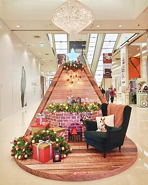 館内でもクリスマスを味わえます