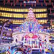 台北統一時代百貨のクリスマスのメイン会場は2F中庭！