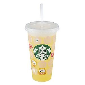 【D】開運達摩冷變TOGO冷水杯(710ml)