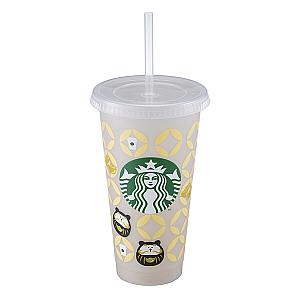 【F】開運達摩冷變TOGO冷水杯(710ml)