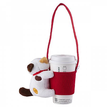 抱抱招財貓單杯提袋$480