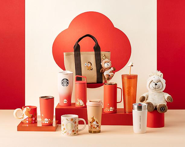 【台湾スタバ】午年の幸運を呼ぶ限定アイテム登場！2026/1/5発売です 台湾スタバ 午年 馬年ゴールド