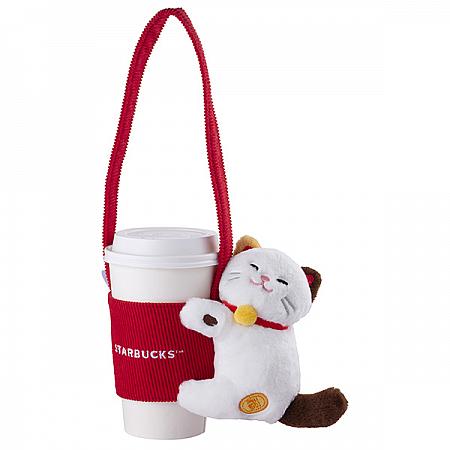 抱抱招財貓單杯提袋$480