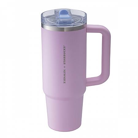 STANLEY甜蜜粉30OZ不鏽鋼把手吸管杯(887ml)$1,850