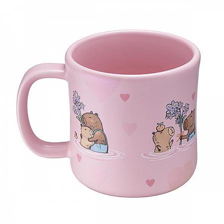 水豚依戀馬克杯(414ml)$600