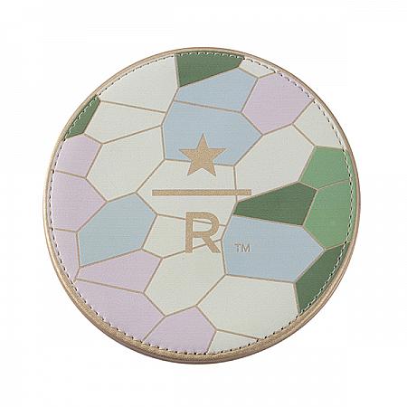 典藏幾何皮革杯墊$350