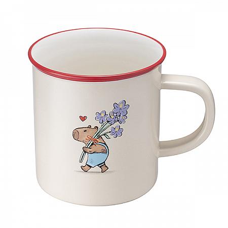 水豚浪漫馬克杯(473ml)$600