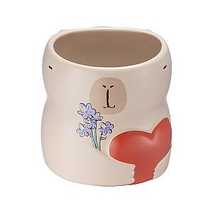 水豚愛你馬克杯(355ml)$600