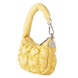 黃雲朵尼龍迷你包$480