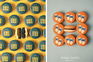 見てるだけでも楽しい気分になるコラボマカロンちゃん！