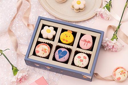 大武山牧場の卵を使用したマカロンはこんなキュートに♡