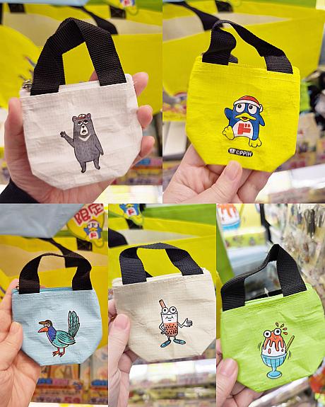 ショッピングバッグは大・中・小あって……