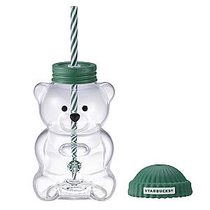 星巴克小熊玻璃TOGO冷水杯(591ml)$980