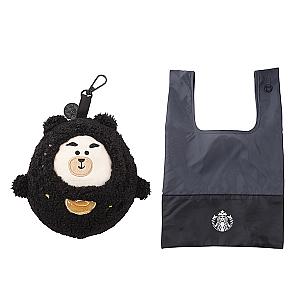 財運逹摩小熊隨行收納袋$550