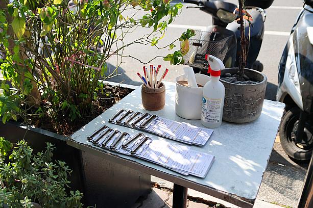 注文はオーダーシートに書き込みます。日本語があるから安心！その後、会計處(收銀台)へ行き、お支払いを済ませてくださいね。あとはテーブルで運ばれてくるのを待つだけ。