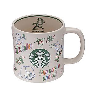 28週年祝福馬克杯(473ml)$600