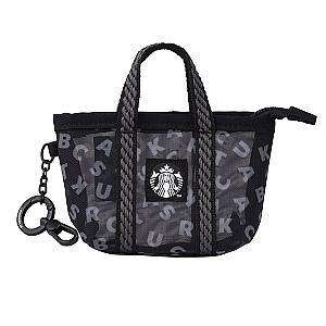 黑色品牌網布零錢包$500