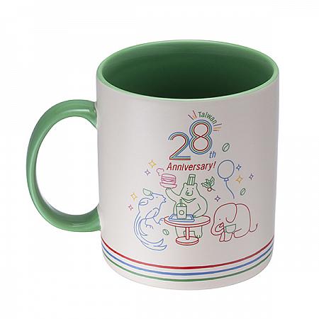 28週年紀念馬克杯(473ml)$600