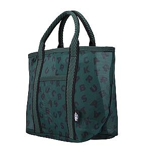 綠色品牌網布手提袋$680