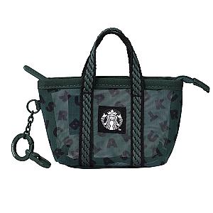 綠色品牌網布零錢包$500