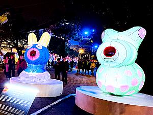 にぎやかな街並みに溶け込むようにランタンが現れる西門町と、広々とした会場で大型ランタンやグルメをゆったり楽しめる圓山花博公園。今年の台北燈節では、会場ごとに異なる雰囲気の灯りの世界を存分に体感できますよ♡