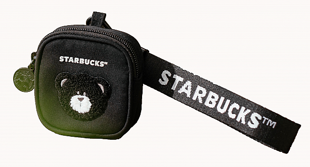 黑星巴克小熊小包掛繩組450元