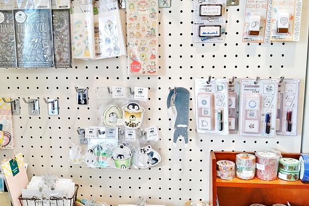 日本からやってきた文具もありますが、いろんなメイドイン台湾のグッズもそろっています。